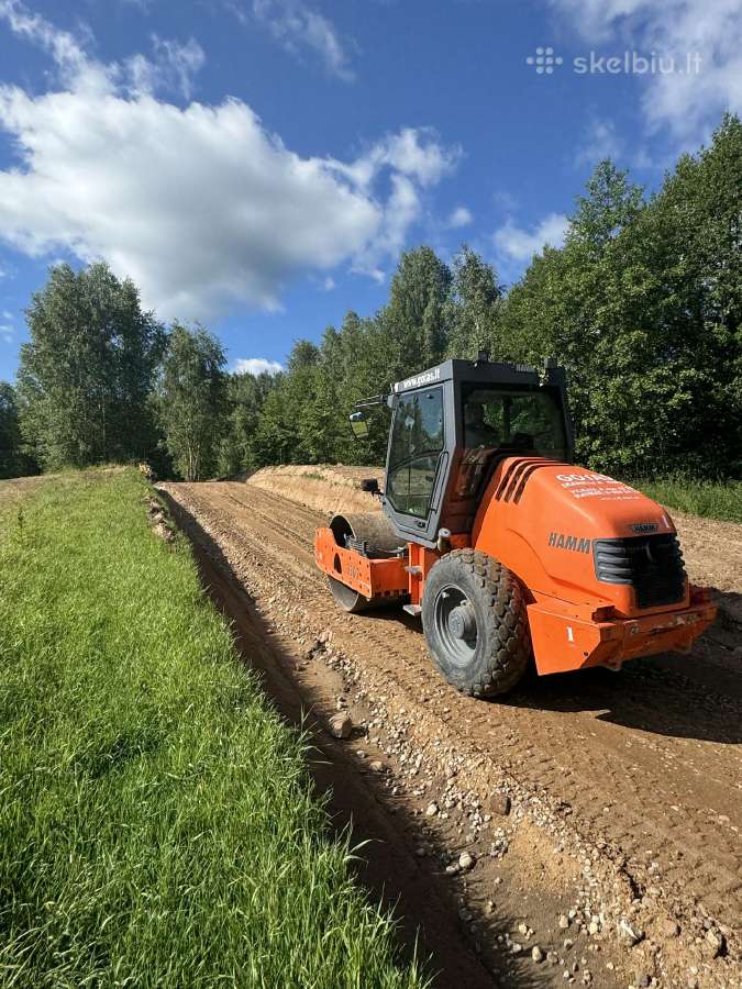 Tvenkiniu kasimas, valymas, ilgastrelis Cat 323 - nuotraukos Nr. 19