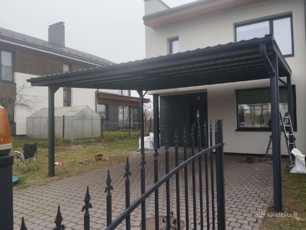 Modernių metalinių stoginių gamyba ir montavimas - nuotraukos Nr. 2