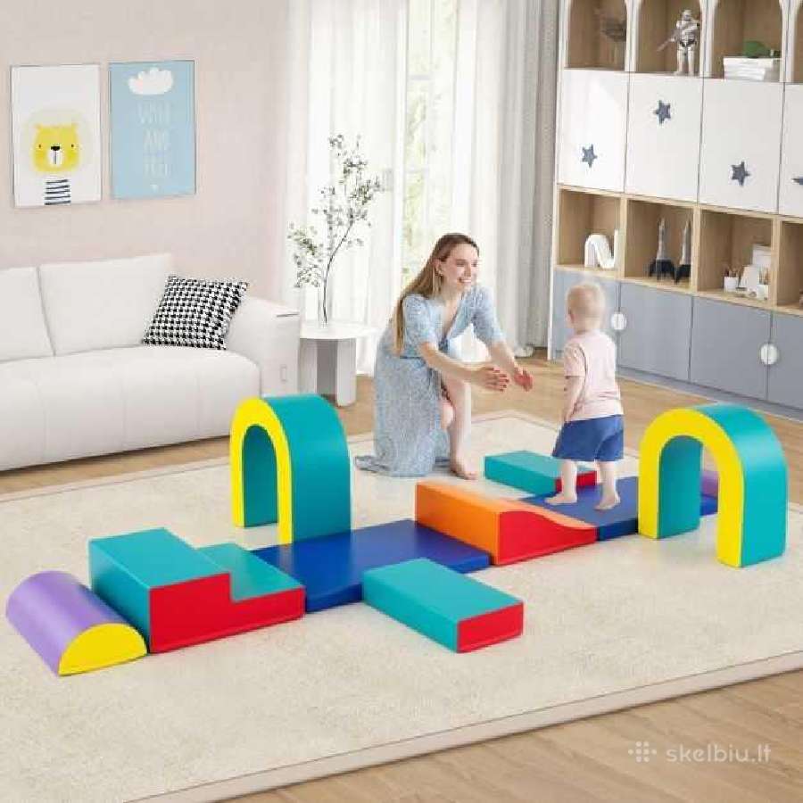 Minkšti blokeliai vaikų žaidimams - nuotraukos Nr. 2