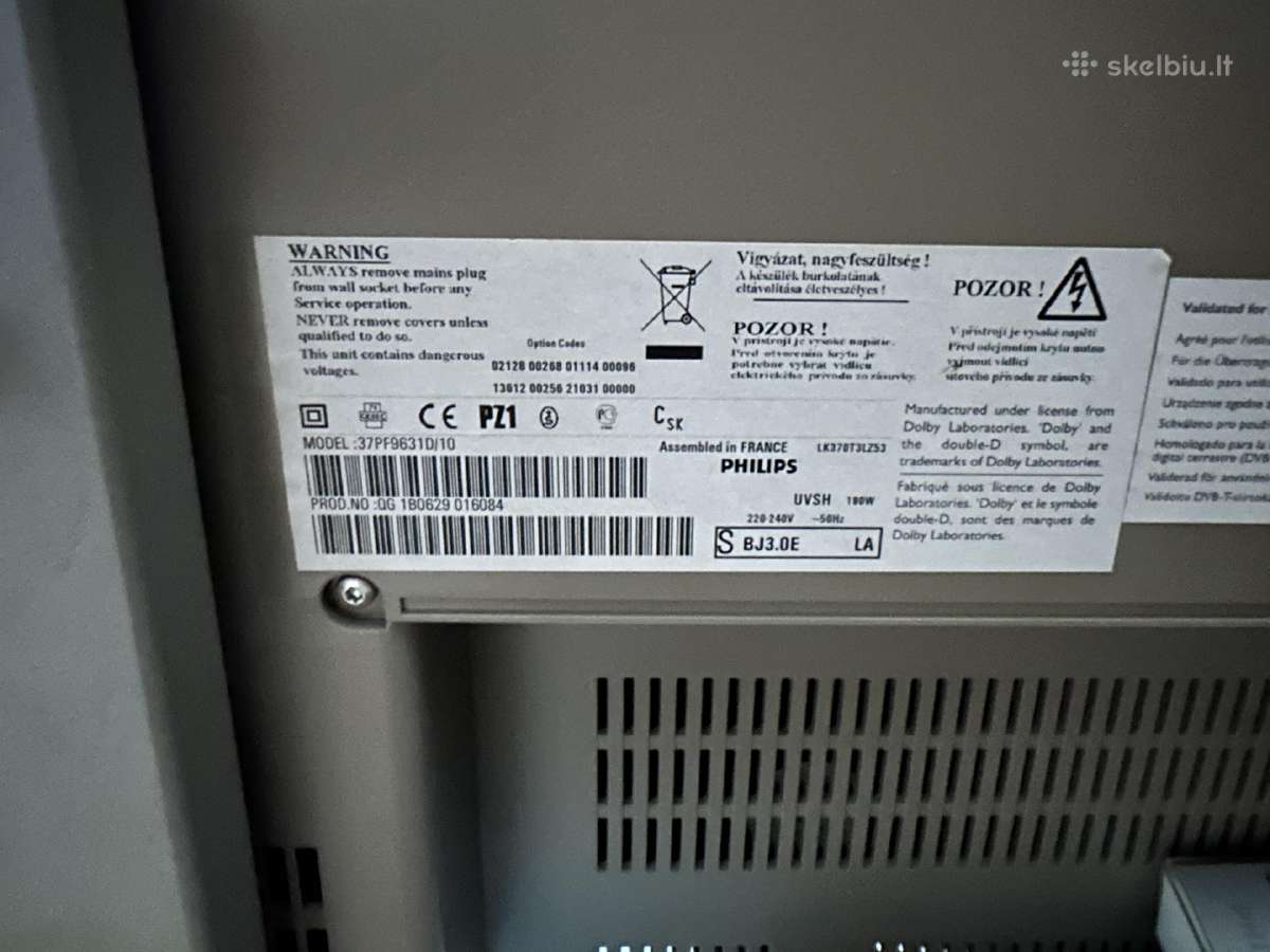 Philips LCD Televizorius 37" - nuotraukos Nr. 3