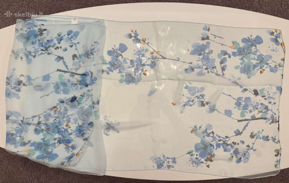 Lengvas spalvotas šalikėlis, dydis 50x160 cm - nuotraukos Nr. 4