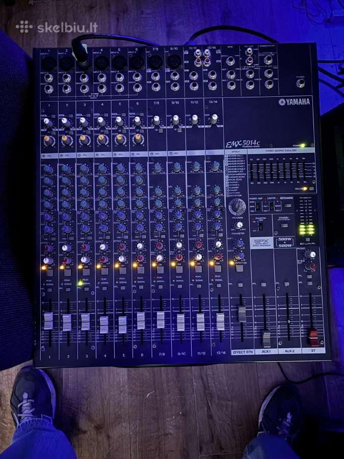 Parduodamas Yamaha Emx5014c powered mixer