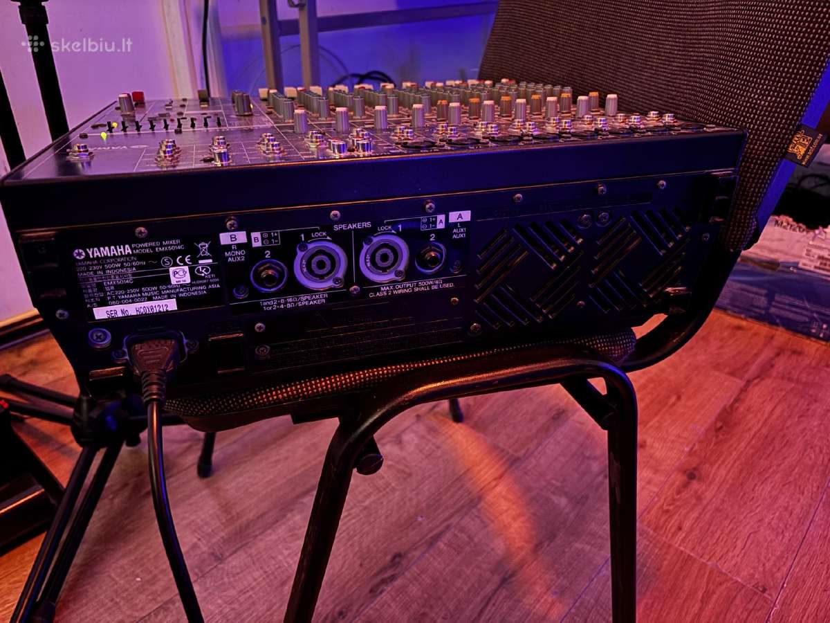 Parduodamas Yamaha Emx5014c powered mixer - nuotraukos Nr. 4