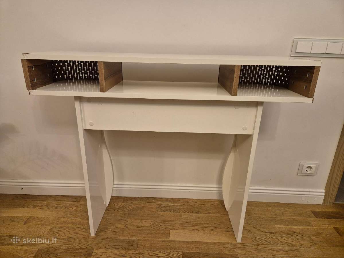 Konsolinis staliukas Kalune Design Damla, kreminė - nuotraukos Nr. 3