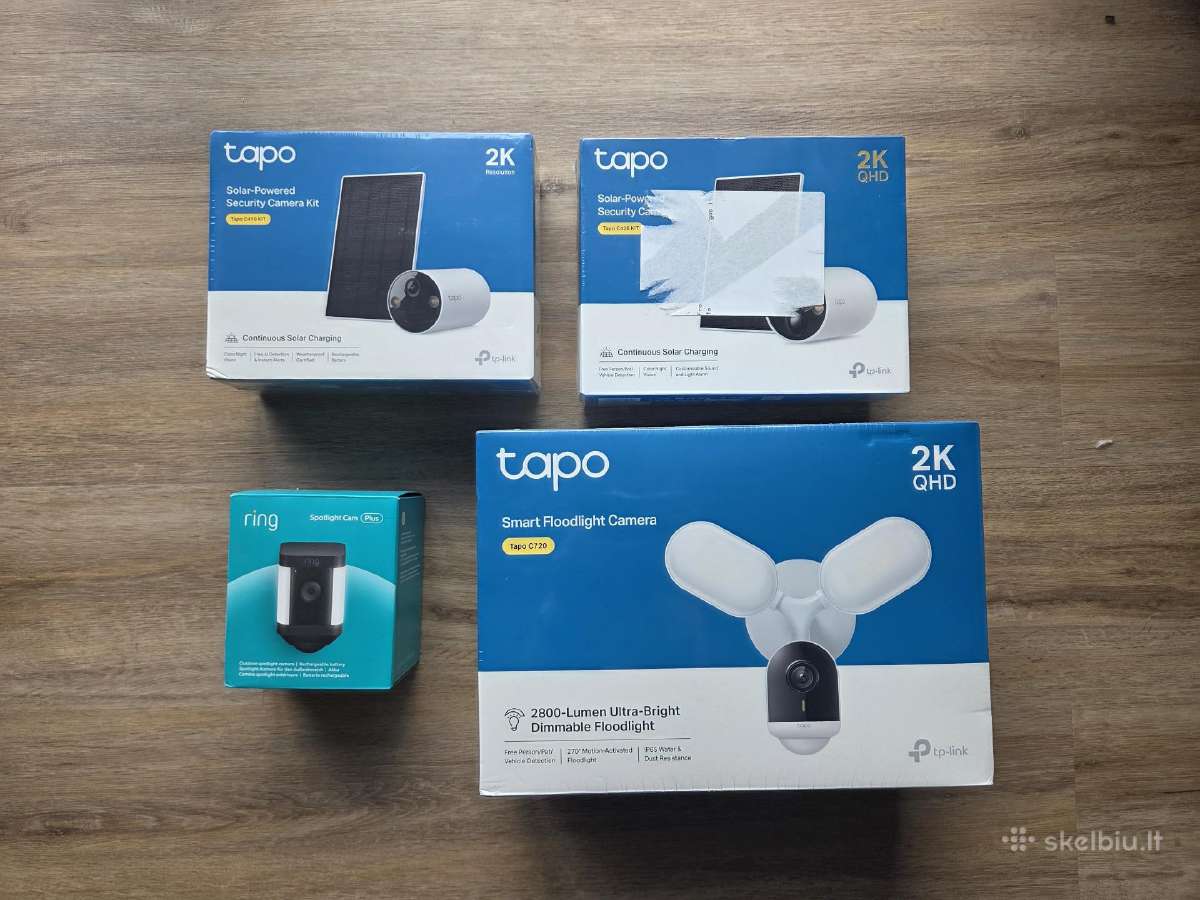 Ring Doorbell Plus Pro Tapo D230s1 C425 C720 C410 - nuotraukos Nr. 2
