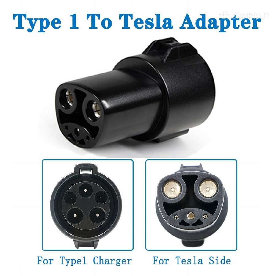 Tesla adpteriai Ccs2,type2,type1 is Usa - nuotraukos Nr. 2