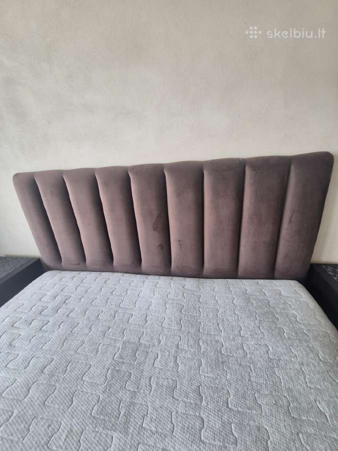 160 cm pločio dvigulė lova su čiužiniu - nuotraukos Nr. 4