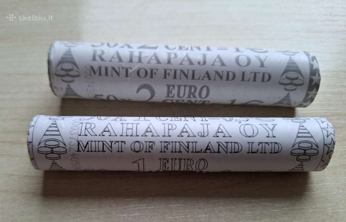 Suomija 2004 m. 1 ct ir 2 ct rolikai - nuotraukos Nr. 3