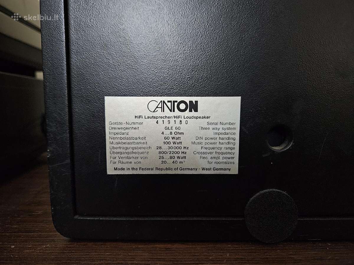 Canton Gle60 - nuotraukos Nr. 4