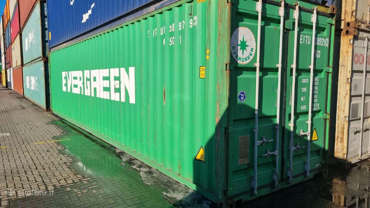 6 ir 12 naudoti Jūriniai Konteineriai