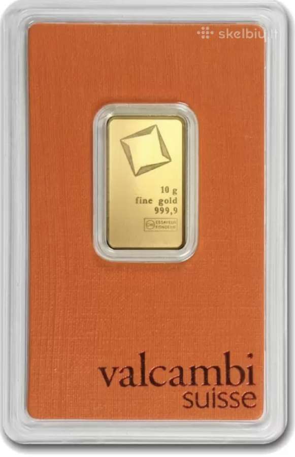 Valcambi auksas 10 gramu