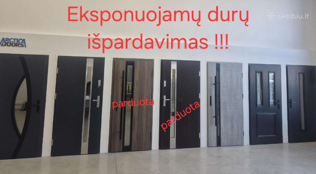 A++ Lauko Durys Arctica Premium Kompozitinės - nuotraukos Nr. 3