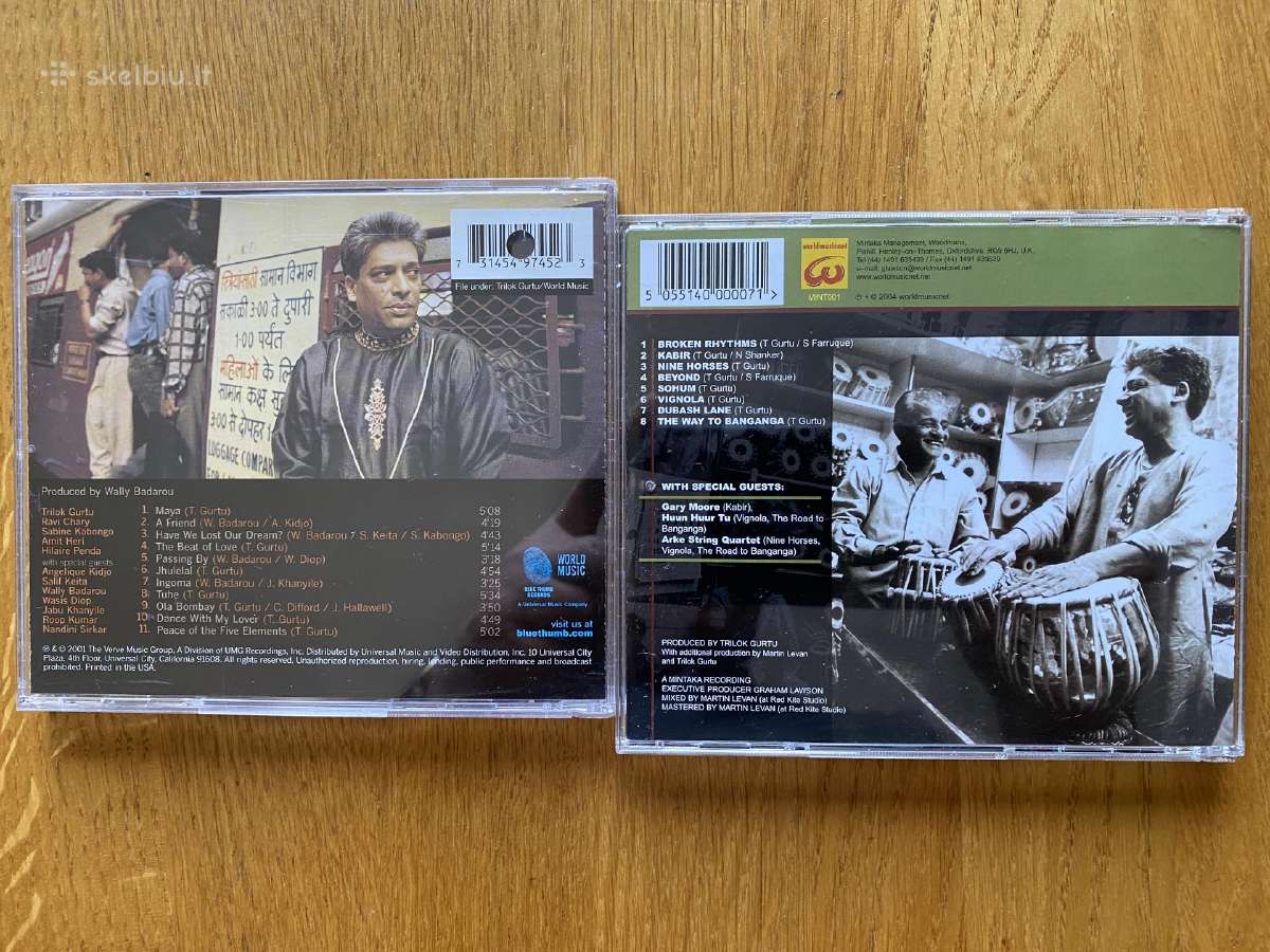 Originalūs Trilok Gurtu kompaktiniai diskai - nuotraukos Nr. 2