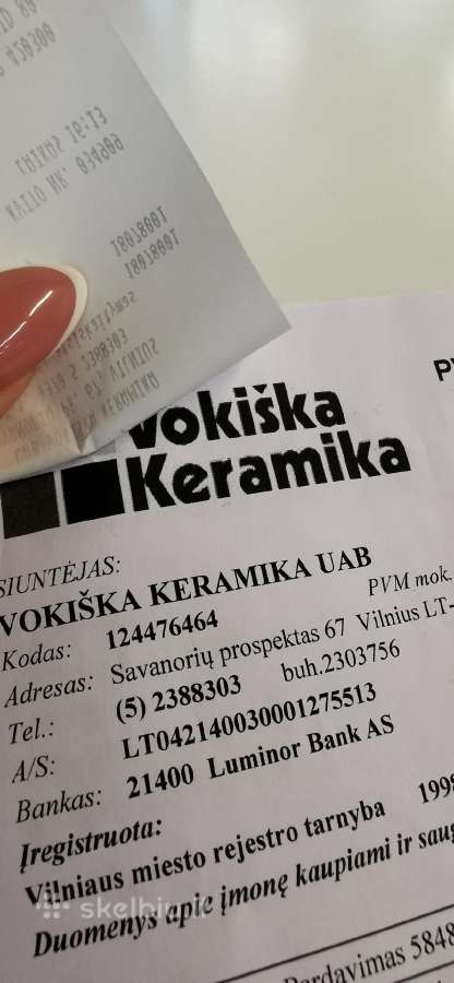 Akmens masės plytelės 25 kv. Vokiška Keramika - nuotraukos Nr. 7