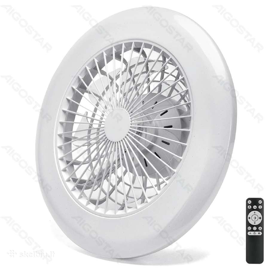 LED lempa su ventiliatoriumi