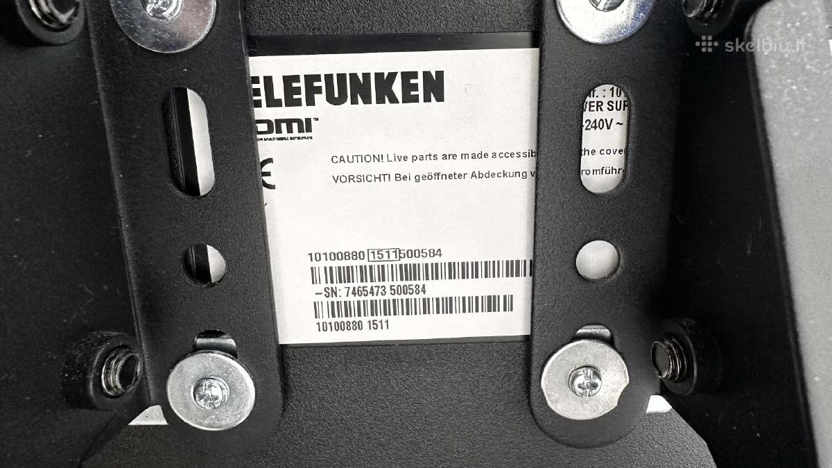 Telefunken mažas TV - nuotraukos Nr. 5
