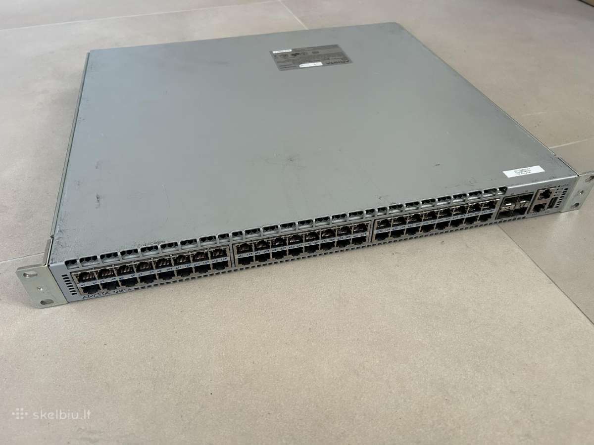 Managed switch Arista Dcs-7048t-a-r 48 port, 4x10g