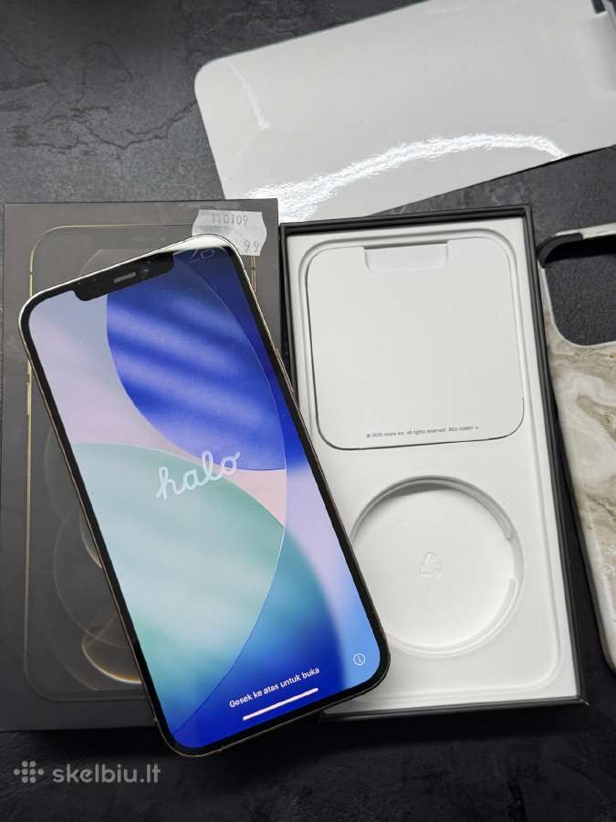 iPhone 12 Pro Max 128gb + 2 Burga įdėklai dovanų