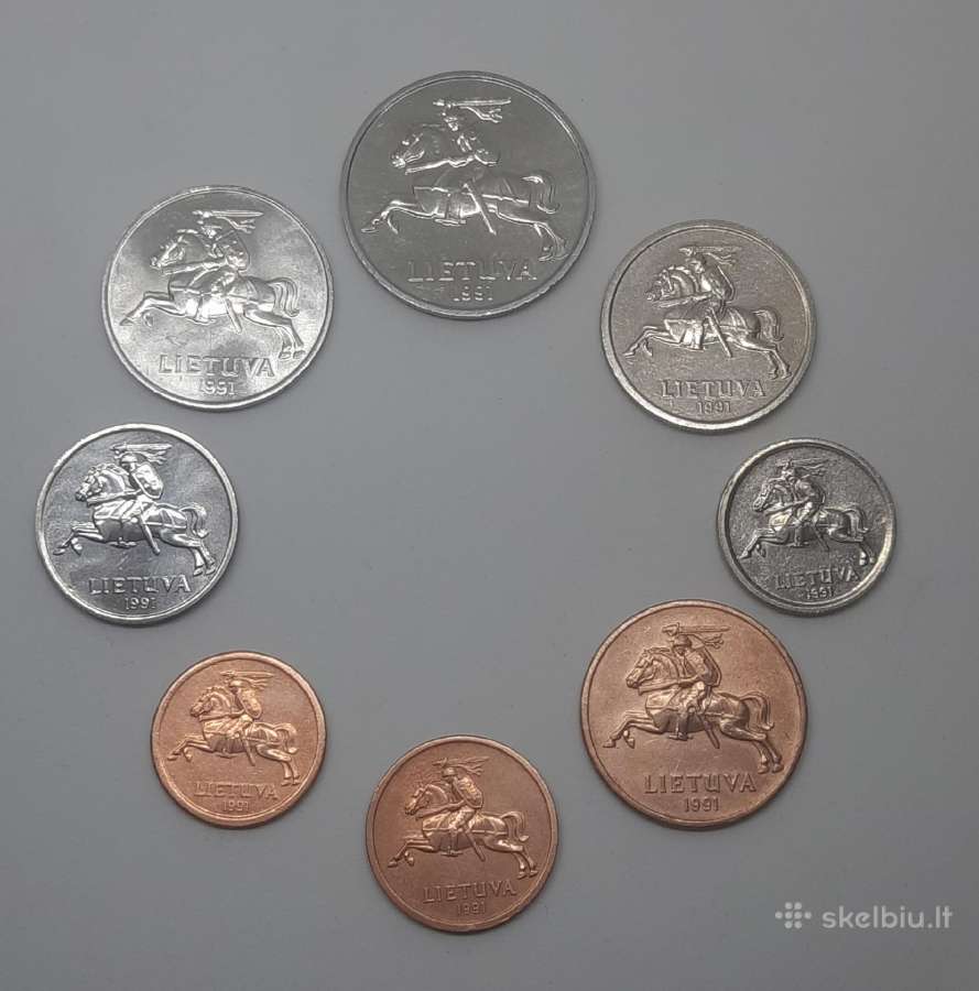 1991 m. Monetų rinkinukas (be 5 litų)