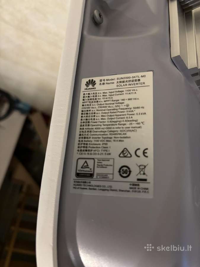 Naudotas Huawei Sun2000 inverteris 5kw - nuotraukos Nr. 3