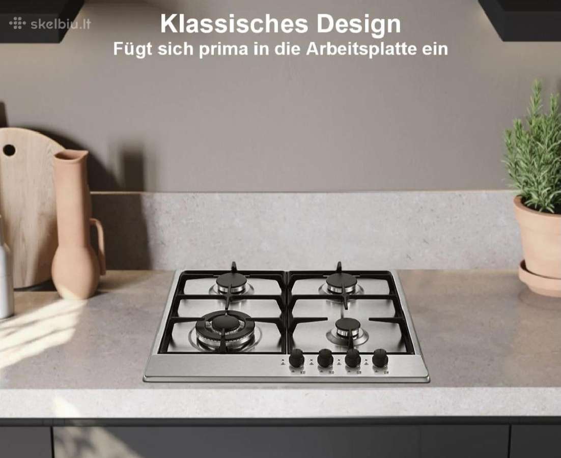 Hertz Piano ® Classic įmontuojama dujinė kaitlentė - nuotraukos Nr. 10