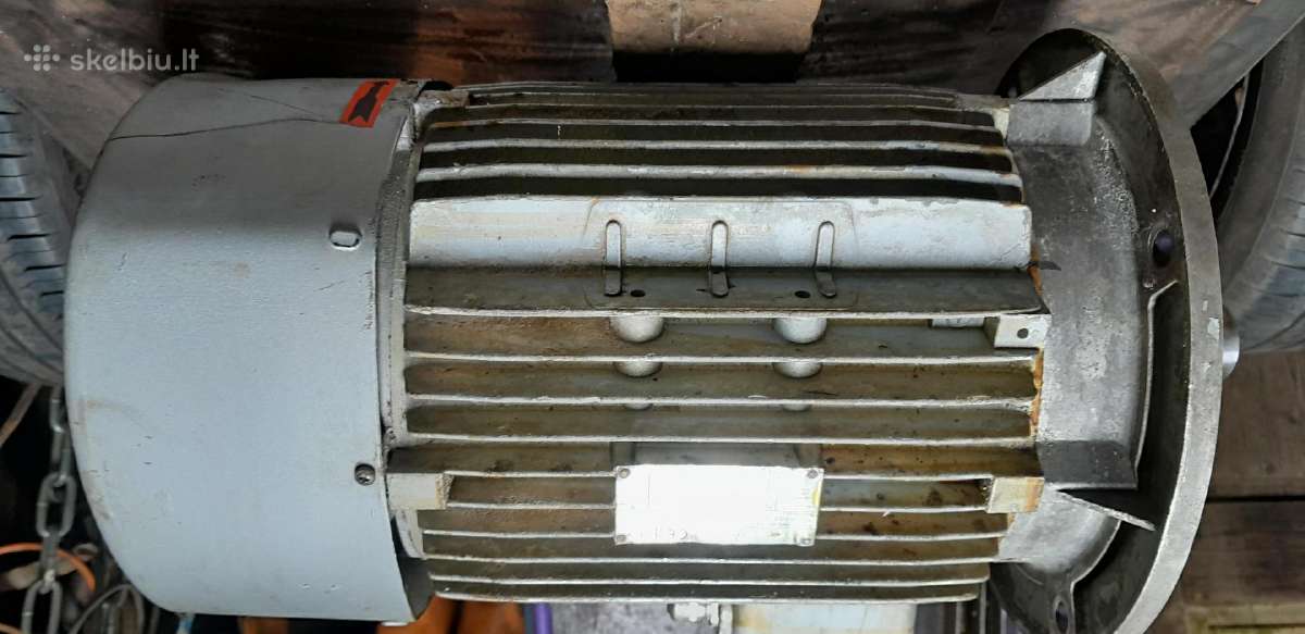 El variklis 7,5 kw 1450 aps, grezimo staklės - nuotraukos Nr. 2