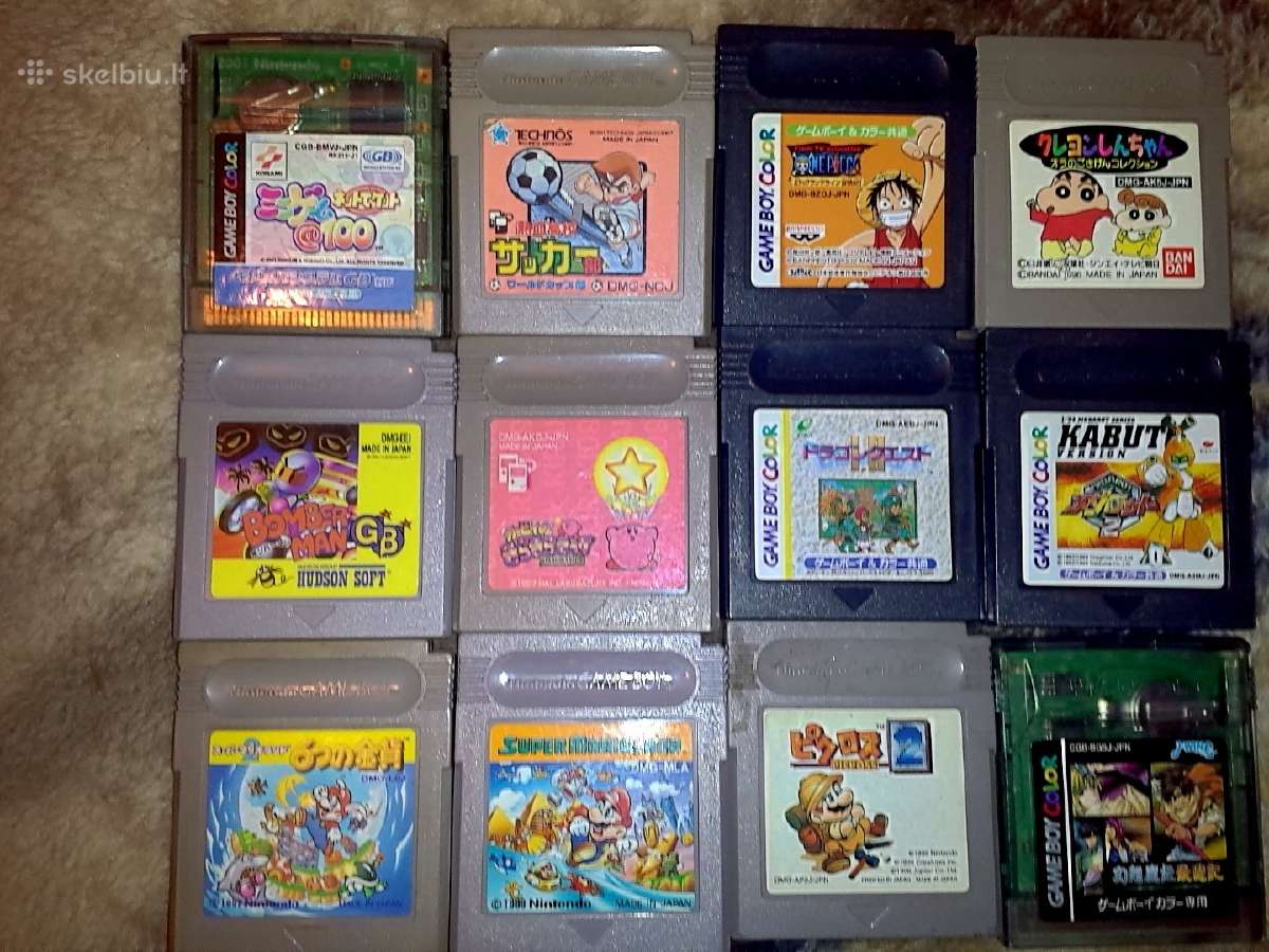 Originalūs Nintendo Gameboy žaidimai - nuotraukos Nr. 3