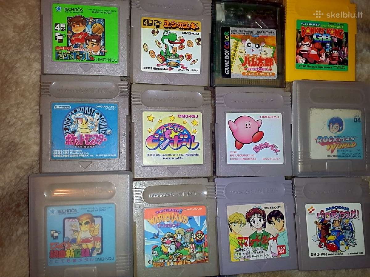 Originalūs Nintendo Gameboy žaidimai - nuotraukos Nr. 4