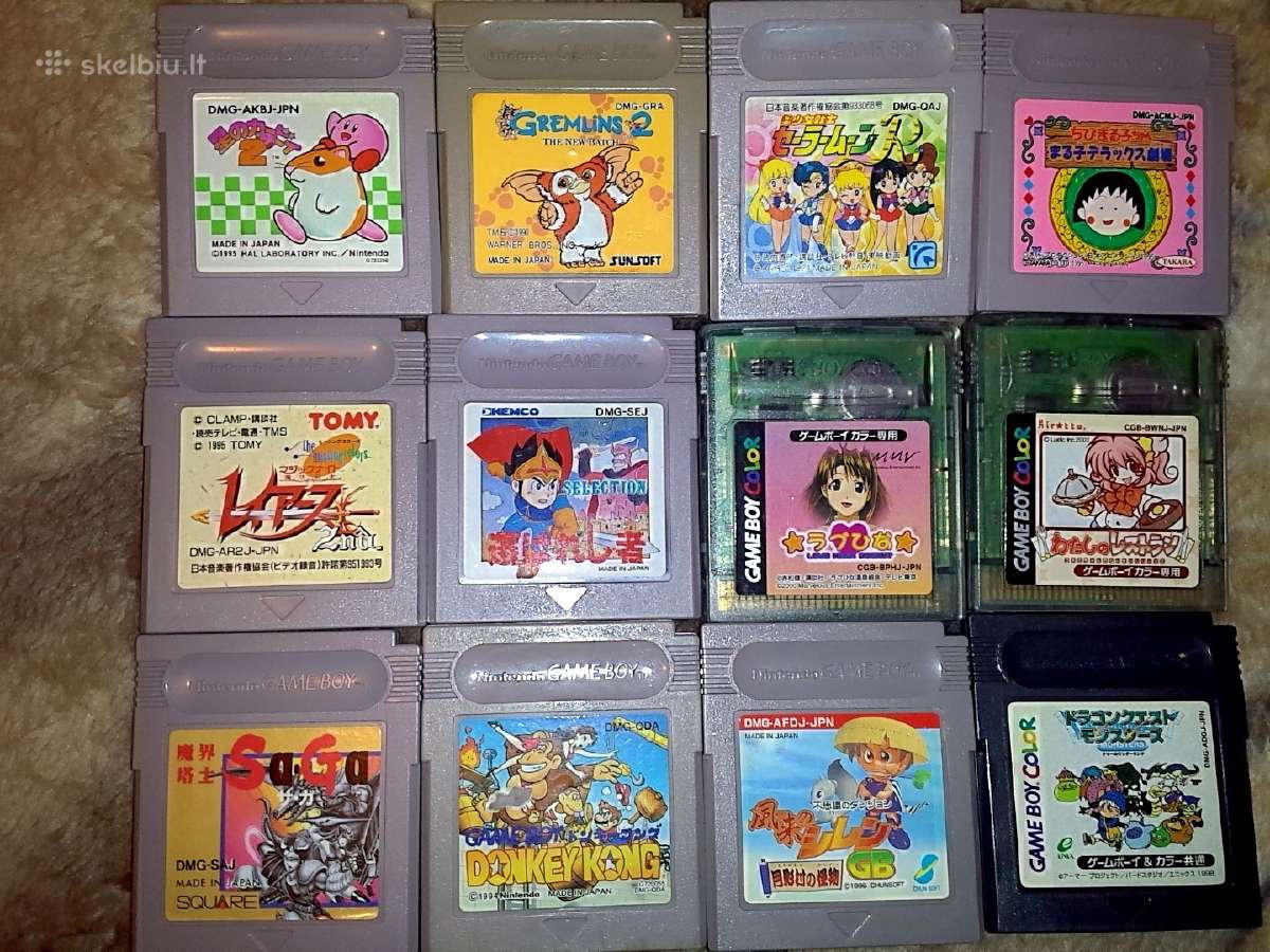Originalūs Nintendo Gameboy žaidimai - nuotraukos Nr. 5