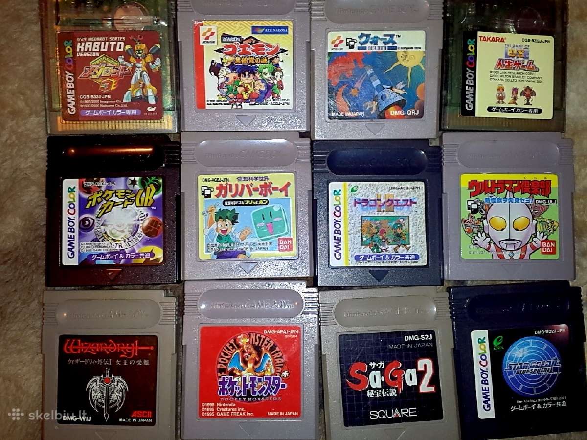 Originalūs Nintendo Gameboy žaidimai - nuotraukos Nr. 6