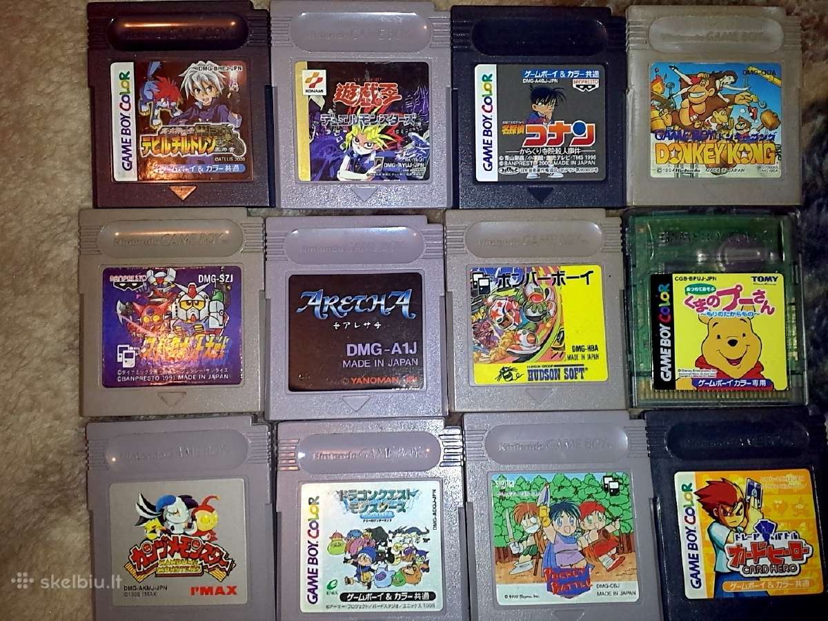 Originalūs Nintendo Gameboy žaidimai - nuotraukos Nr. 8