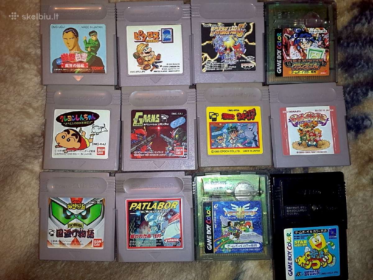 Originalūs Nintendo Gameboy žaidimai - nuotraukos Nr. 9