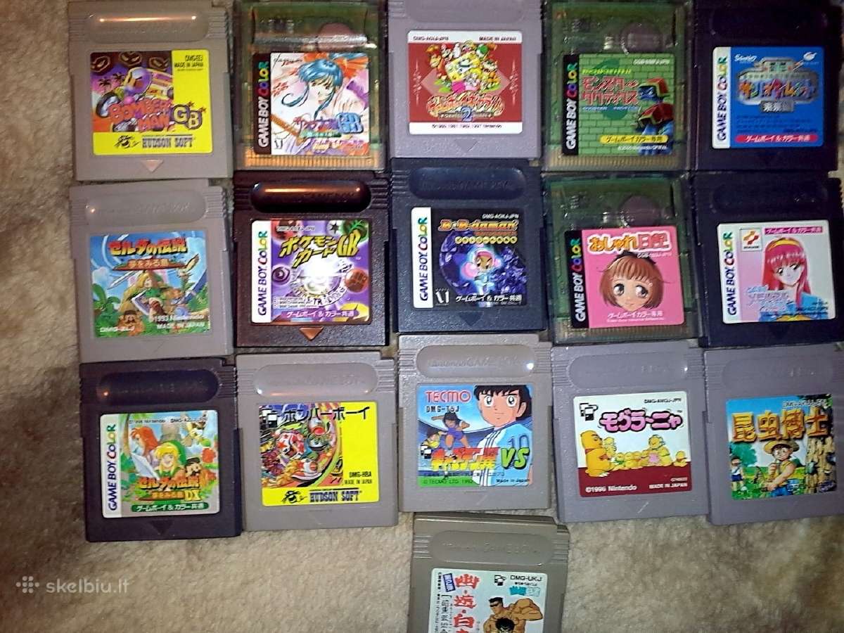 Originalūs Nintendo Gameboy žaidimai - nuotraukos Nr. 10