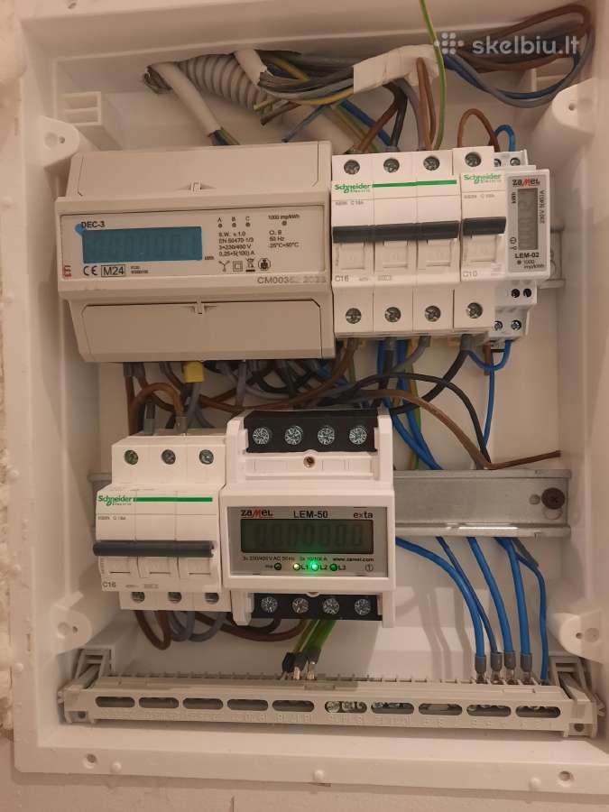 Elektrikas-įvairūs elektros darbai-smulkūs darbai.