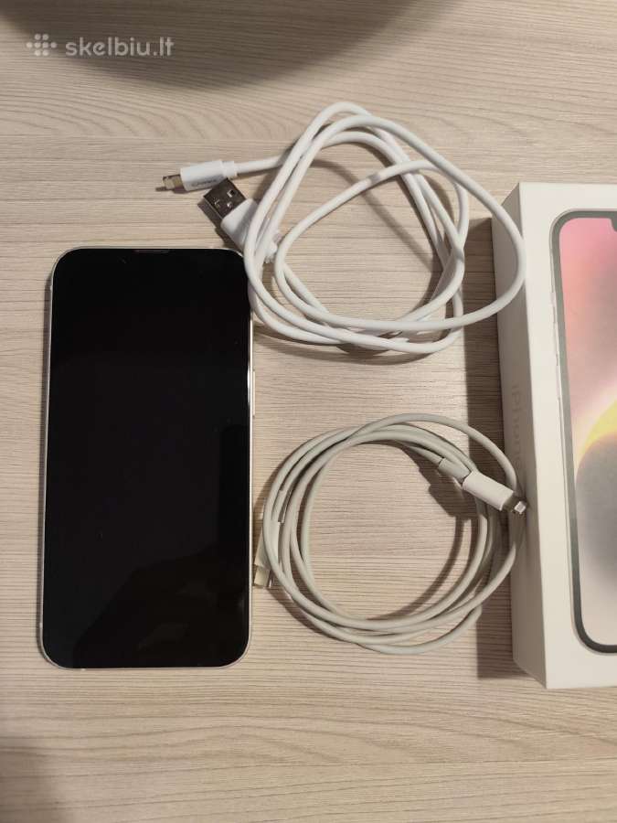 Kaip naujas iPhone 14 128 GB baltas - nuotraukos Nr. 3