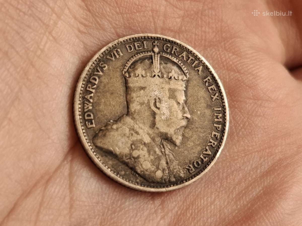 Kanada 25 centai 1909 sidabras - nuotraukos Nr. 2
