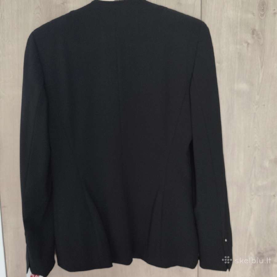 "Escada" juodas vilnos švarkas moteriškas - nuotraukos Nr. 6