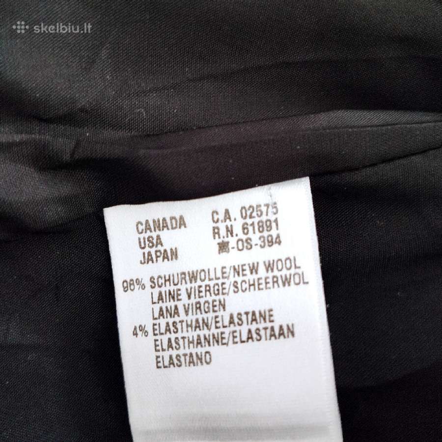 "Escada" juodas vilnos švarkas moteriškas - nuotraukos Nr. 9