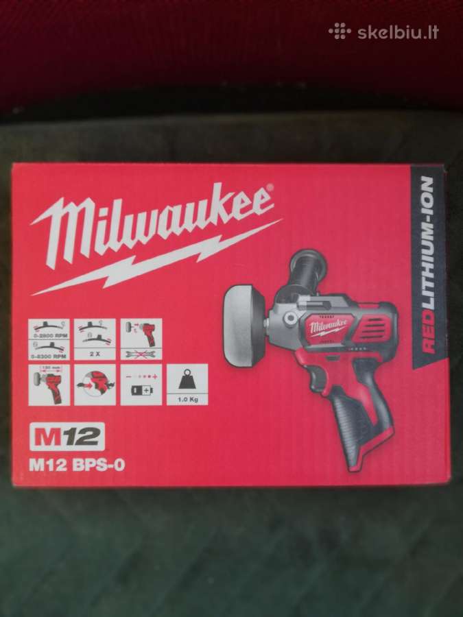 Milwaukee m12 poliruoklis