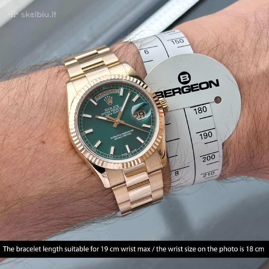 Rolex day date 36 gold - nuotraukos Nr. 5