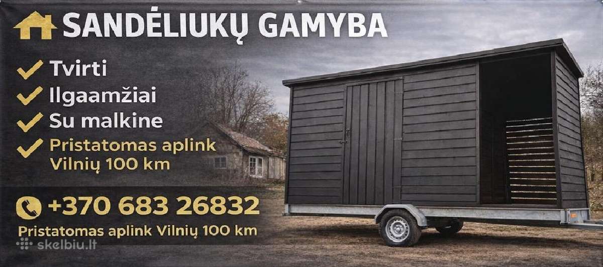 Sandėliukas 2x3 . 2x4 .Sodo Sandeliukai - nuotraukos Nr. 19
