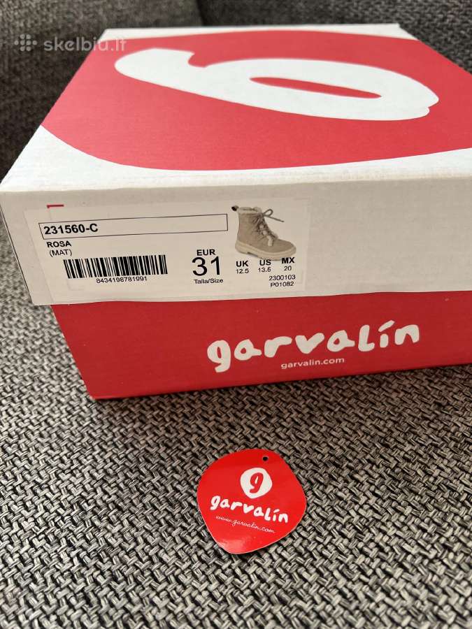 Demisezoniniai Garvalin aulinukai 31 dydis - nuotraukos Nr. 9