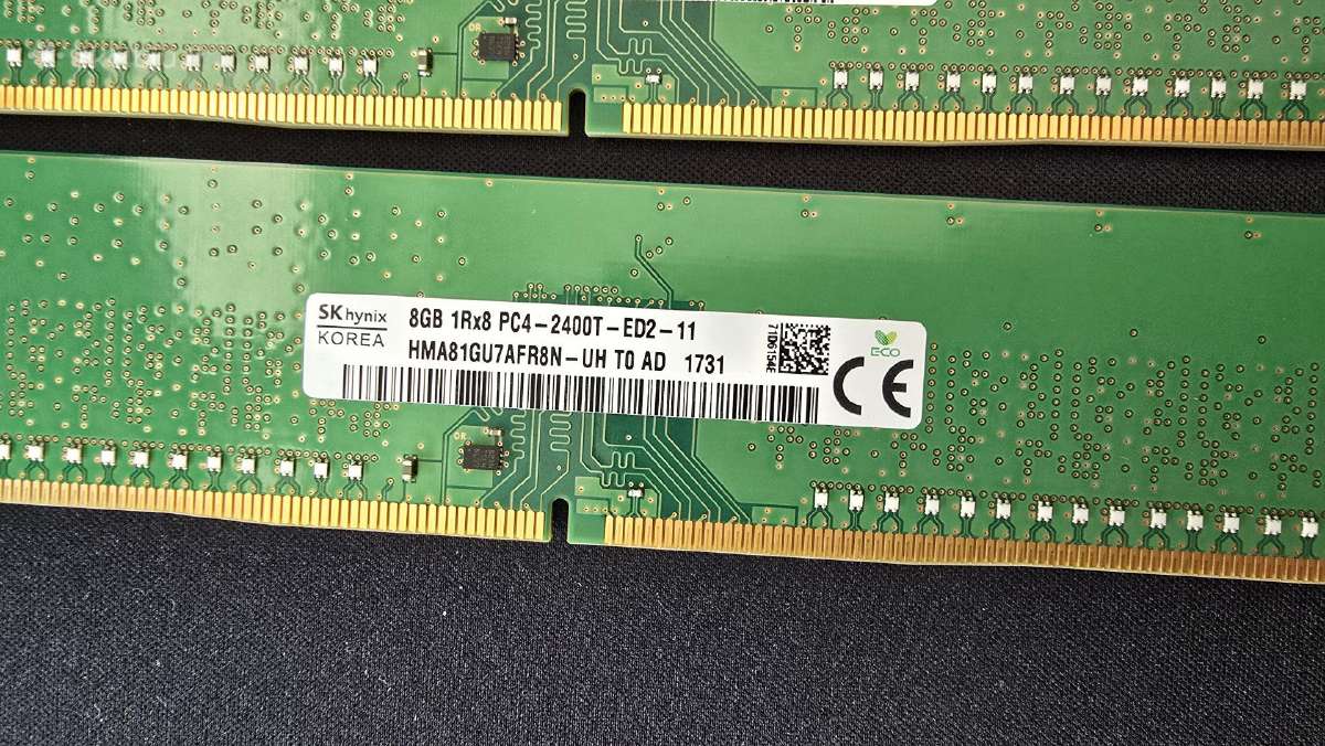 Sk Hynix 4x8gb Ddr4-2400 Ecc Unregistered Udimm - nuotraukos Nr. 4