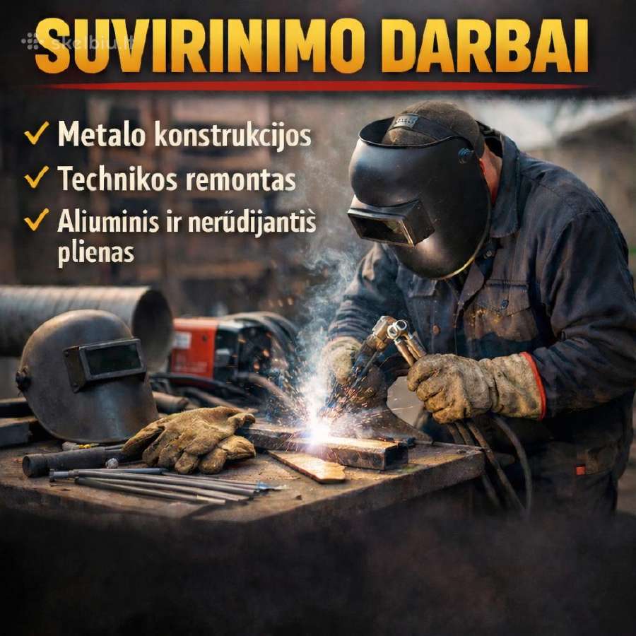 Suvirinimo darbai Suvirinimas