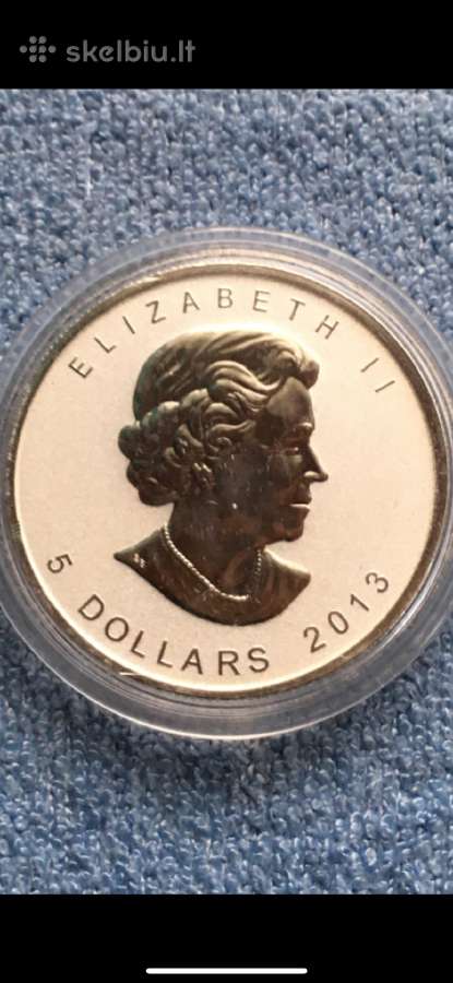Moneta Canada 2013m. 5 dollars, sidabras(.999) - nuotraukos Nr. 2