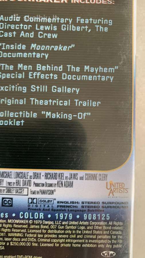 James Bond dvd movie collection - nuotraukos Nr. 5