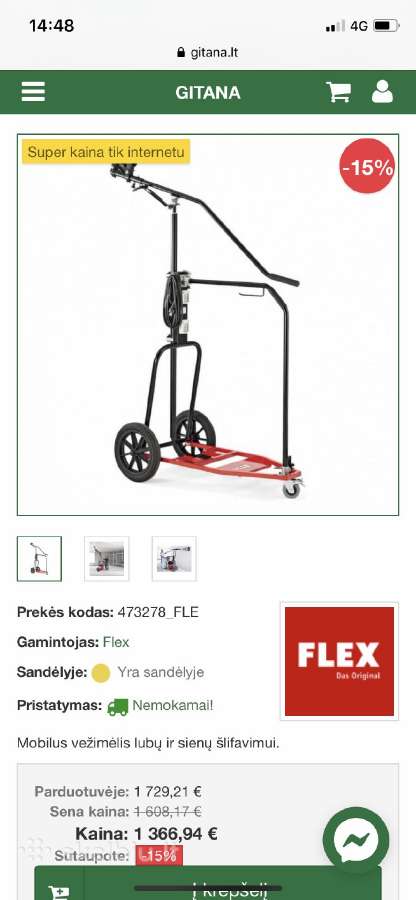 Šlifavimo staklės 290 Flex Gm - nuotraukos Nr. 4