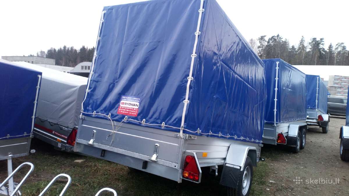 Parduodama itin tvirta 3m priekaba su tentu - nuotraukos Nr. 5