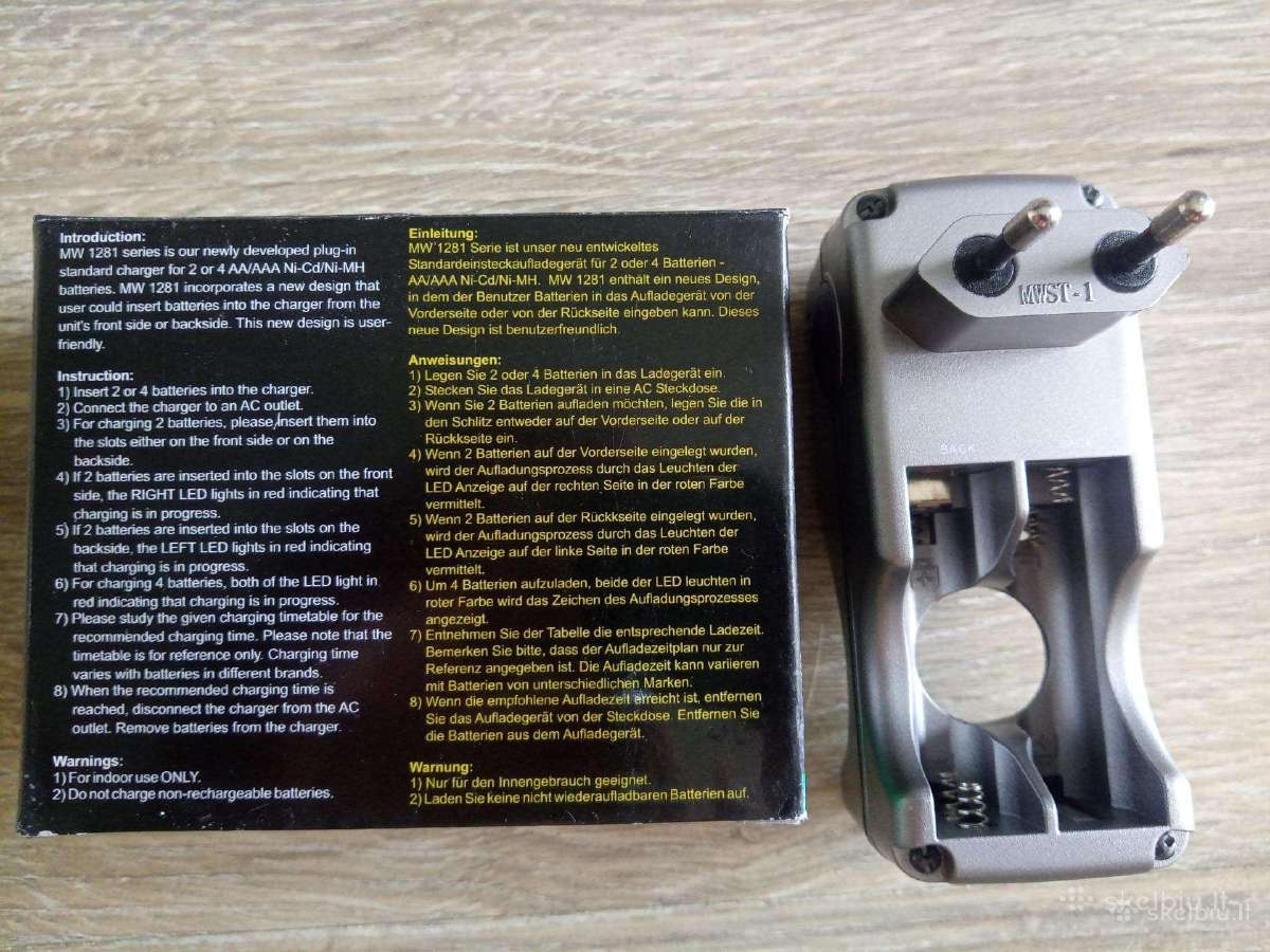 Aa Aa Ni Mh Ni CD pakrovėjas - nuotraukos Nr. 2