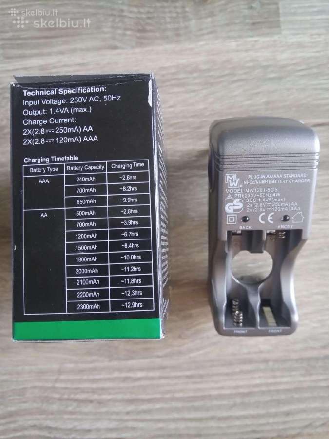 Aa Aa Ni Mh Ni CD pakrovėjas - nuotraukos Nr. 3